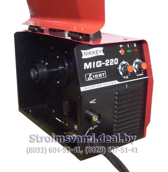 Полуавтоматический сварочный аппарат инверторного типа Nikkey MIG-220 - фото 3 - id-p72329223