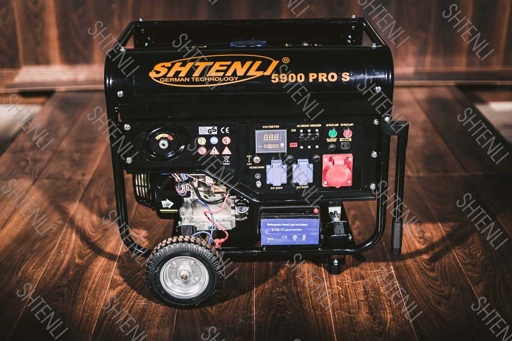 Профессиональный бензиновый генератор Shtenli PRO 5900-s (электростанция) - фото 8 - id-p72329626