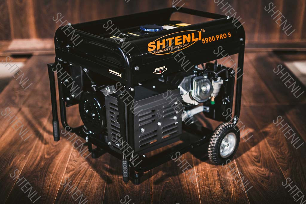 Профессиональный бензиновый генератор Shtenli PRO 5900-s (электростанция) - фото 5 - id-p72329626