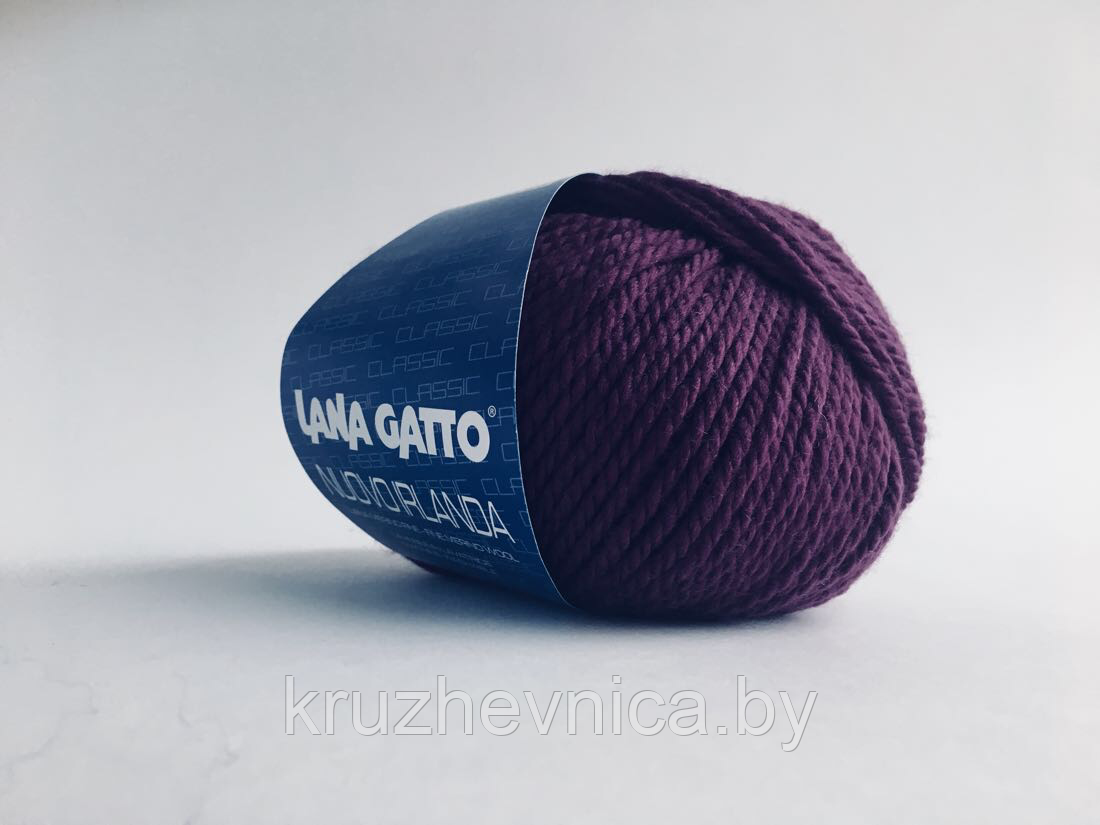 Пряжа Lana Gatto Nuovo Irlanda (100% мериносовая шерсть), 50г/83 м, цвет 13913, фото 1