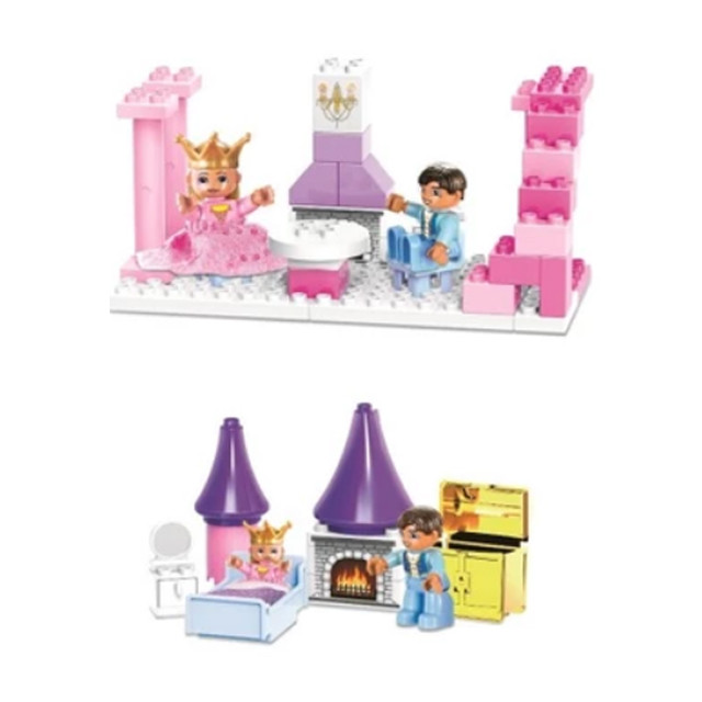 Конструктор JIXIN 3288A "Замок принцессы" (аналог Lego Duplo) 85 деталей - фото 3 - id-p72336537