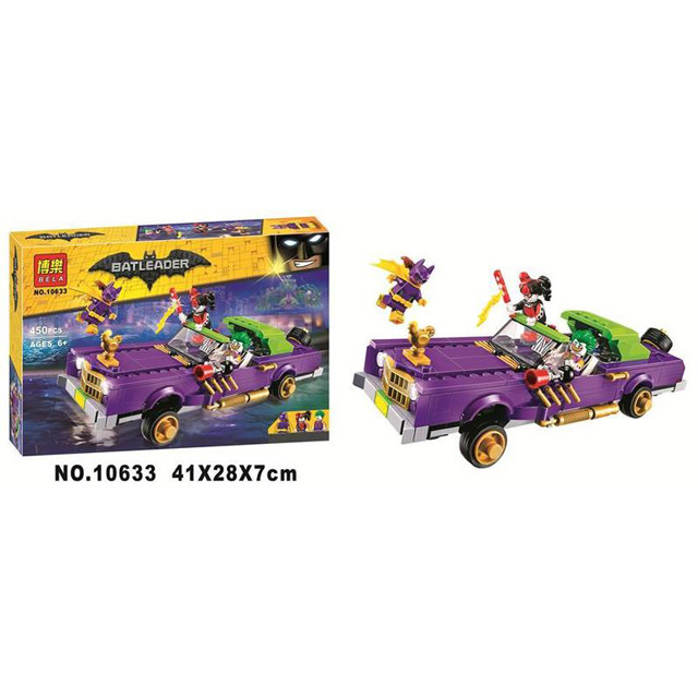 Конструктор Bela 10633 "Лоурайдер Джокера" (аналог Lego Batman Movie 70906) 450 деталей