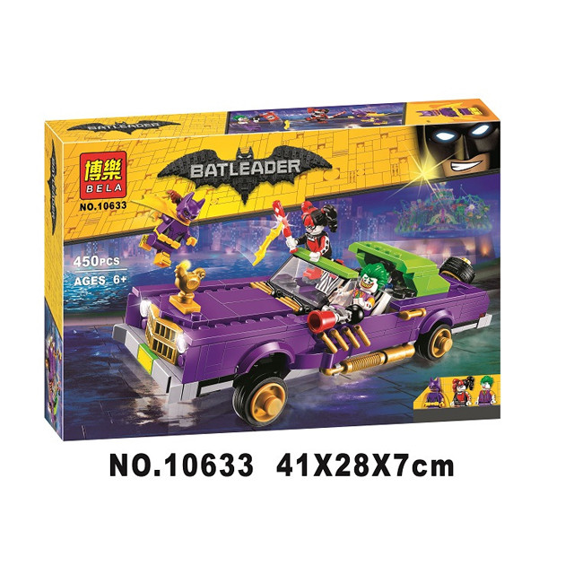 Конструктор Bela 10633 "Лоурайдер Джокера" (аналог Lego Batman Movie 70906) 450 деталей - фото 2 - id-p72337096