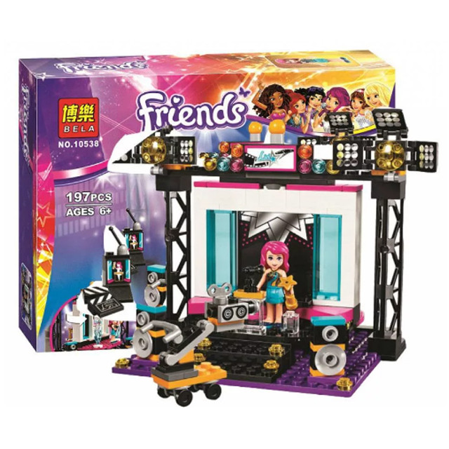 Конструктор Bela Friends 10538 "Поп-звезда: телестудия" (аналог LEGO Friends 41117) 197 деталей - фото 1 - id-p72338520