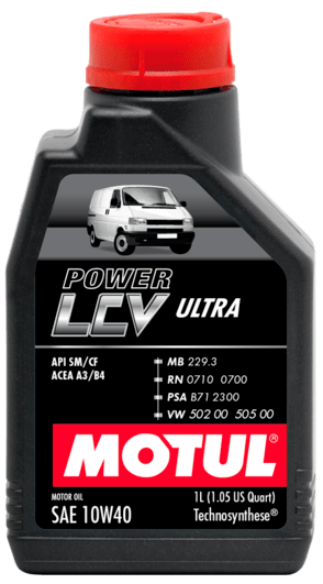 Моторное масло MOTUL 106350 Power LCV Ultra 10W-40 1л