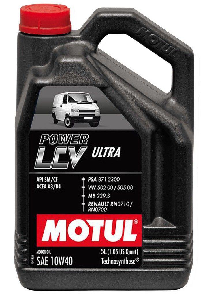 Моторное масло MOTUL 106156 Power LCV Ultra 10W-40 5л