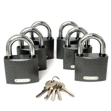 Замки висячие Apecs PD-01-63 (6Locks + 5 Keys), фото 2