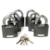 Замки висячие Apecs PD-01-63 (6Locks + 5 Keys)