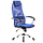 Кресло руководителя Bk-8 chrome. Синий, фото 2