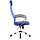 Кресло руководителя Bk-8 chrome. Синий, фото 3