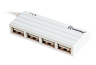 USB Hub (usb-концентратор) Smartbuy 4 порта белый (SBHA-6810-W)