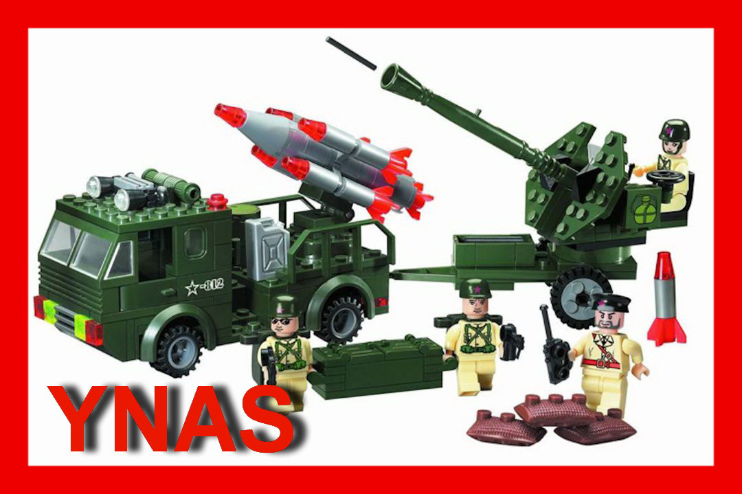 Детский конструктор брик BRICK арт. 812 "Ракетная установка", военная машинка серия аналог лего LEGO