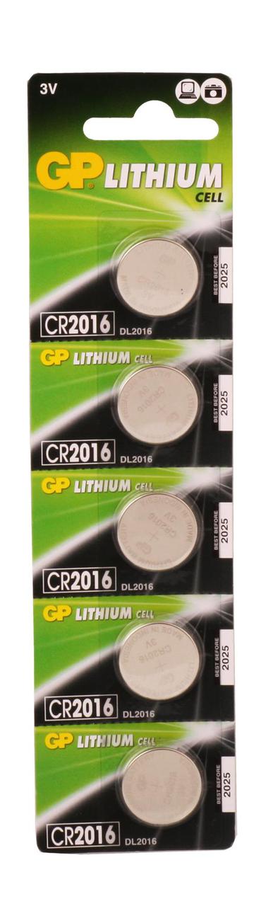 GP Lithium CR2016 5BP Эл. питания - фото 1 - id-p72370660