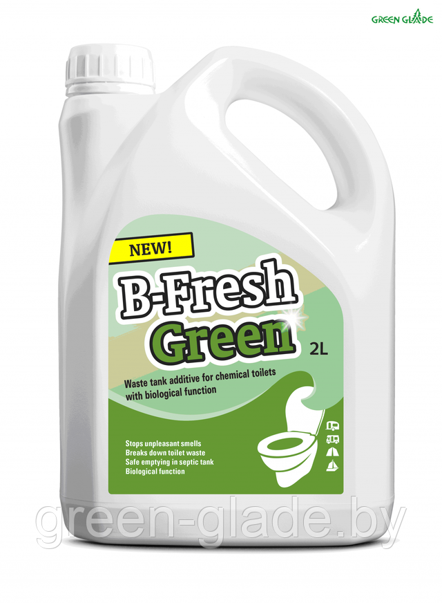 Жидкость для биотуалета B-Fresh Green. Купить в Минске с доставкой, в интернет магазине green-glade.by