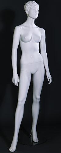 Манекен женский скульптурный белый LW-86 - фото 1 - id-p72384719