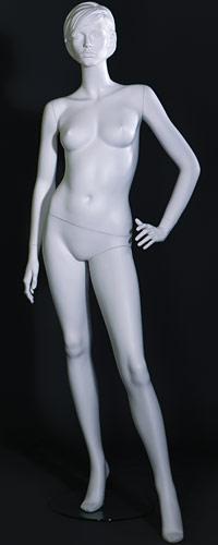 Манекен женский скульптурный белый LW-90 - фото 1 - id-p72384728