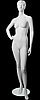 Манекен женский скульптурный белый LW-92