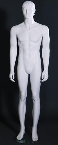 Манекен мужской скульптурный белый MW-16