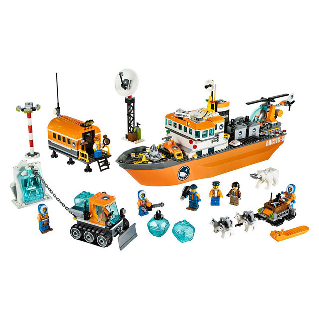 Конструктор Bela Urban Arctic 10443 "Арктический ледокол" (аналог Lego City 60062) 760 деталей - фото 2 - id-p72385114