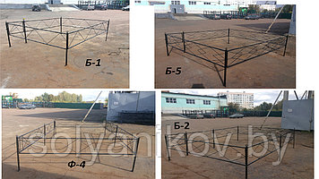 Ограда металлическая по эскизу 4,4х2,3м