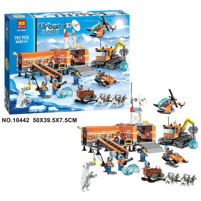 Конструктор Bela Urban Arctic 10442 "Арктическая база" (аналог Lego City 60036) 783 детали - фото 1 - id-p72386091