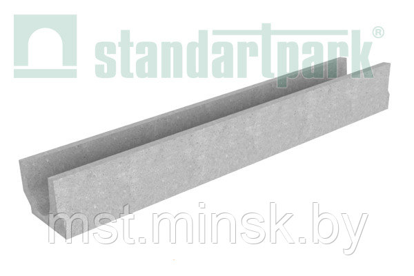 Лоток водоотводный бетонный BetoMax Basic DN100 H130 (ЛВ-10.14.13-Б) - фото 1 - id-p3295925