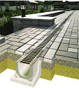 Лоток водоотводный бетонный BetoMax Basic DN100 H130 с вертикальным водоотводом (ЛВ-10.14.13-БВ), фото 4