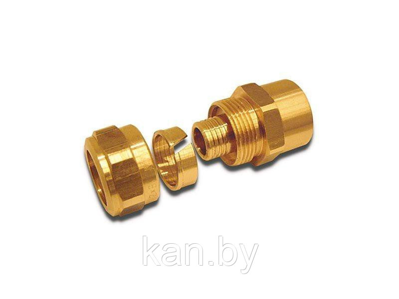 Соединитель свинчиваемый с резьбой внутренней 16x2 G1/2"