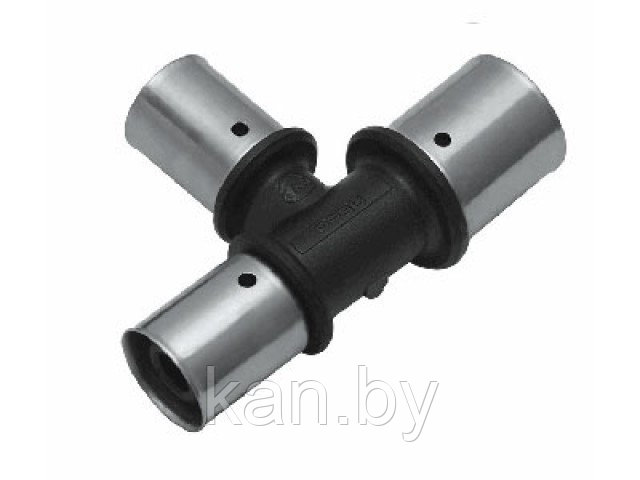 Тройник PPSU press с пресс-кольцом 25x2,5/20x2/25x2,5