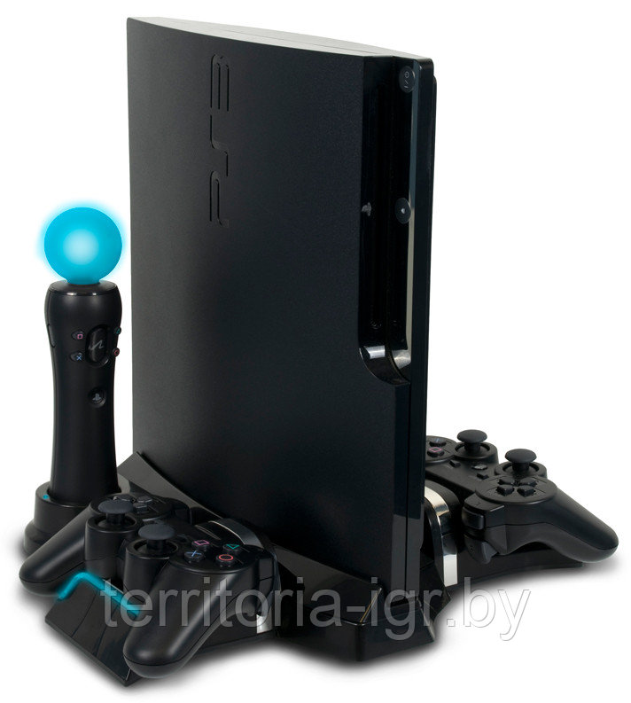 PS3 Зарядная станция-подставка DreamGear Power Stand - фото 6 - id-p72459691