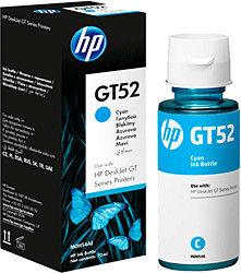 Чернила GT52/ M0H54AE (для HP DeskJet GT5810/ GT5820/ InkTank 115/ 315/ 419) голубые, 70 мл