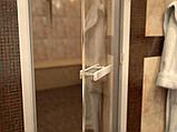 Двери для ванной комнаты и турецкой парной Хамам 700*1900, стекло бронзовое., фото 3