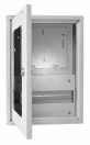 Щит учетно-распределительный навесной ЩРУН 1/12 СД стеклянная дверца IP31 (400х300х140) 