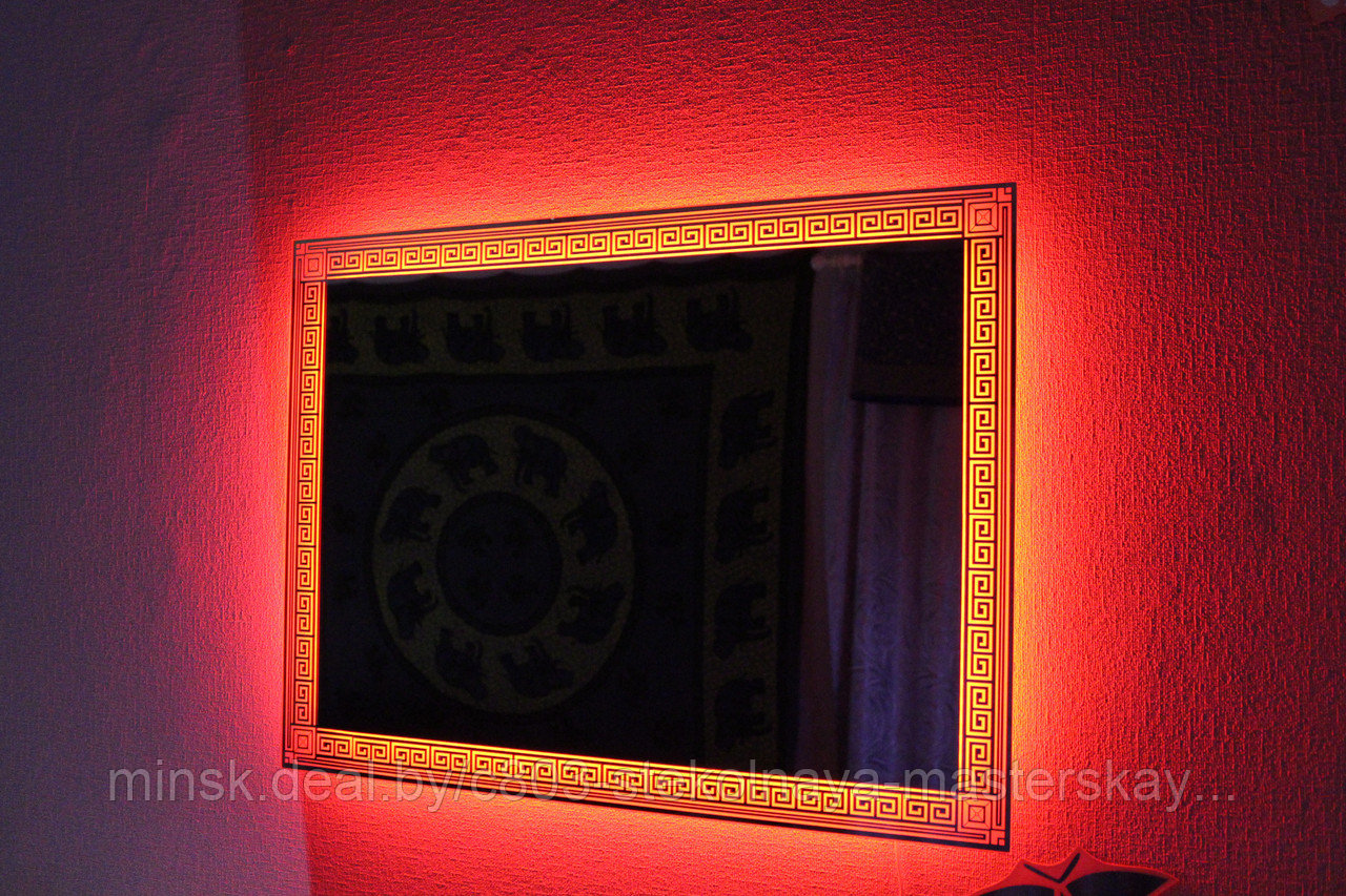 Зеркало с подсветкой, с пультом - фото 4 - id-p72607363