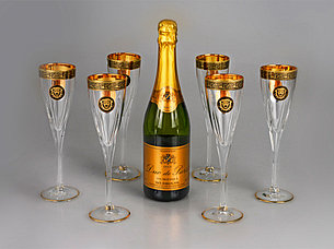 Набор бокалов для шампанского Сила льва, фото 2