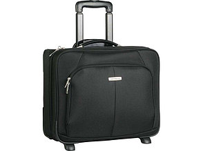 Сумка на колесах с выдвижной ручкой Пилот Samsonite, черный, фото 2