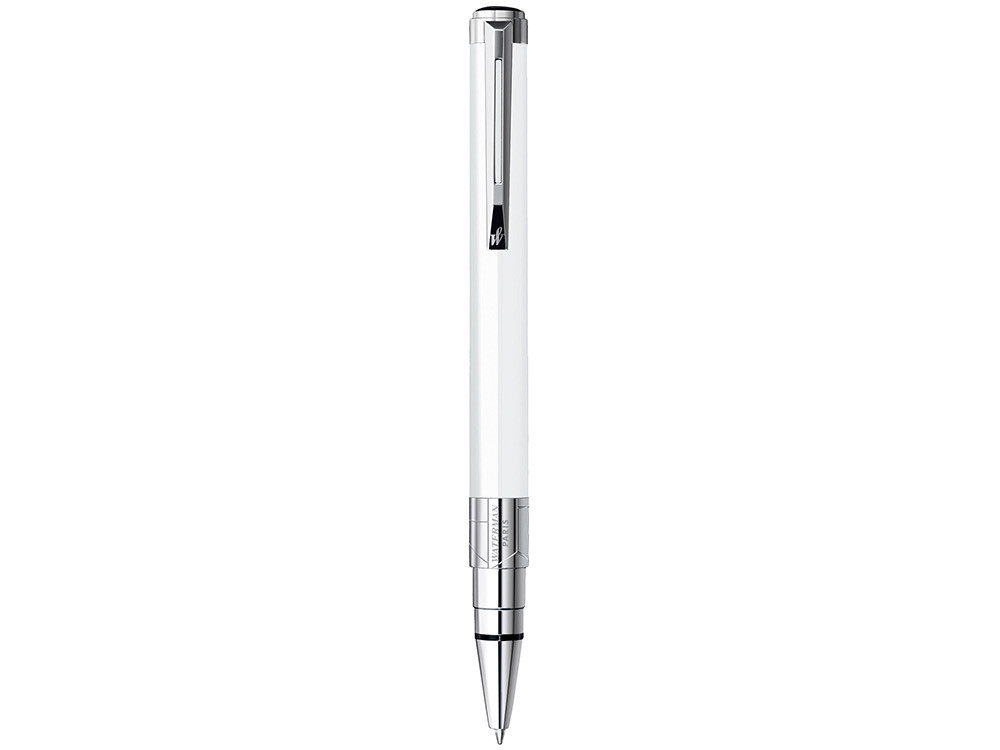 Ручка шариковая Waterman Perspective Pure White CT M, белый/серебристый