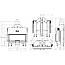Каминная топка AL120X43G.H 25KW горизонтальная (гильотина), фото 5
