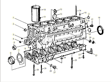 Блок двигателя WEICHAI-STEYR WD615