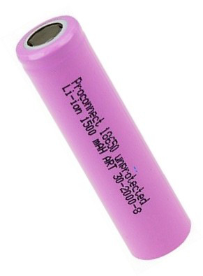 Аккумулятор 18650 unprotected Li-ion 1500 mAH  Rexant