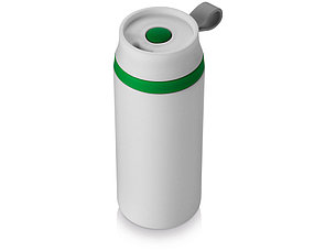 Термостакан герметичный "Flow", белый/зеленый, фото 2