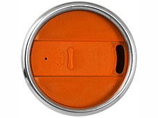 Термостакан Elwood c изоляцией, серебристый/оранжевый, фото 2