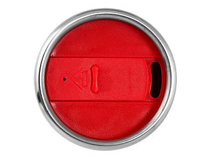 Термостакан Elwood c изоляцией, серебристый/красный, фото 2