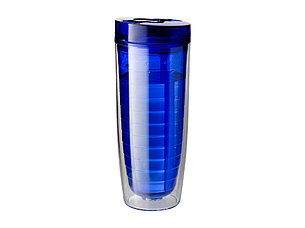 Термостакан Sippe, синий прозрачный, фото 2