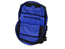 Рюкзак Boston для ноутбука 15,6, черный/ярко-синий, фото 3