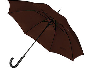 Зонт-трость полуавтоматический, коричневый, фото 3