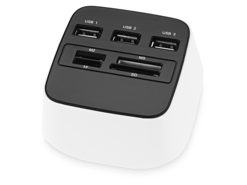 USB Hub на 3 порта со встроенным картридером  для карт SD, TF, MS и M2