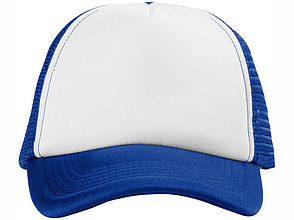 Бейсболка Trucker, ярко-синий/белый, фото 2