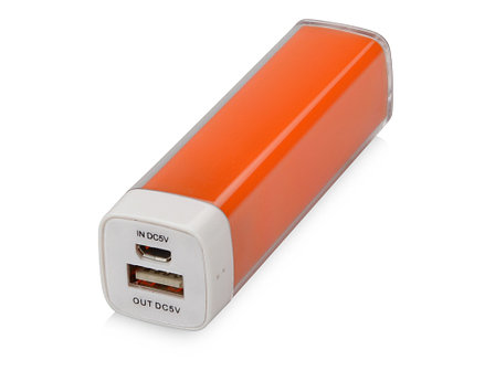 Портативное зарядное устройство Ангра, 2200 mAh, оранжевый, фото 2