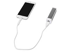 Портативное зарядное устройство Ангра, 2200 mAh, серый, фото 2